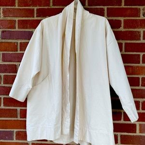 Elizabeth Suzann Clyde Jacket in Natural Cotton Canvas size M